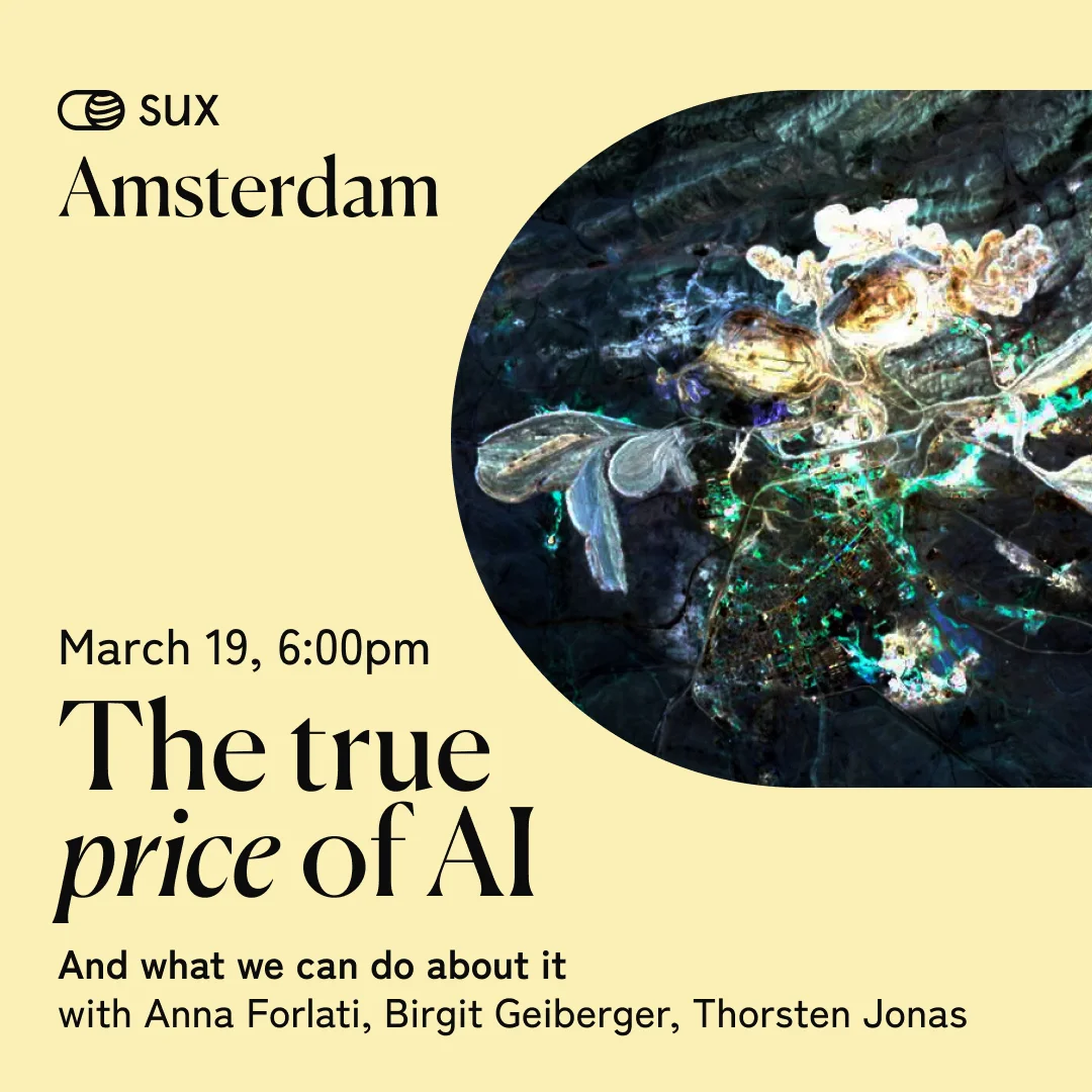 SUX Amsterdam: The true price of AI